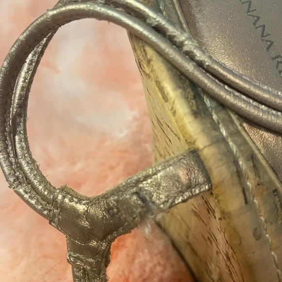 ❤️ Banana Republic wedge sandals! Size 8 US. - Picture 5 of 14